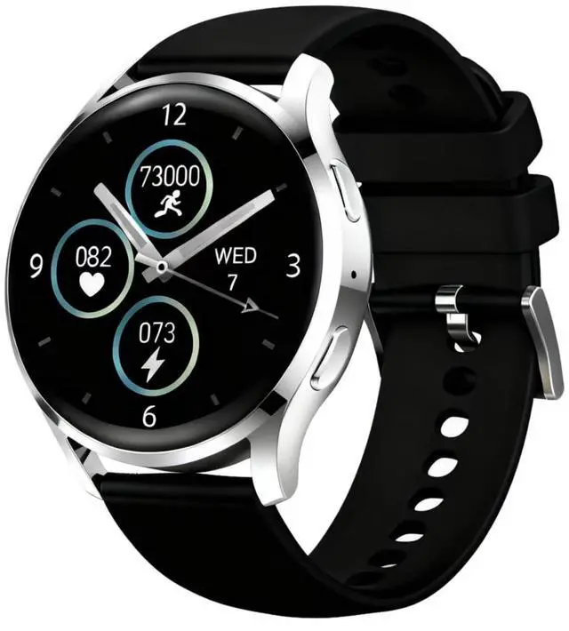 Main image of Smart Watch Fitness Tracker for iPhone Android for Women Men, Activity Tracker with Calorie & Step Counter, 150+ Sports, Daily Workout & Sleep MonitorIP68 Waterproof Smartwatch (Black)