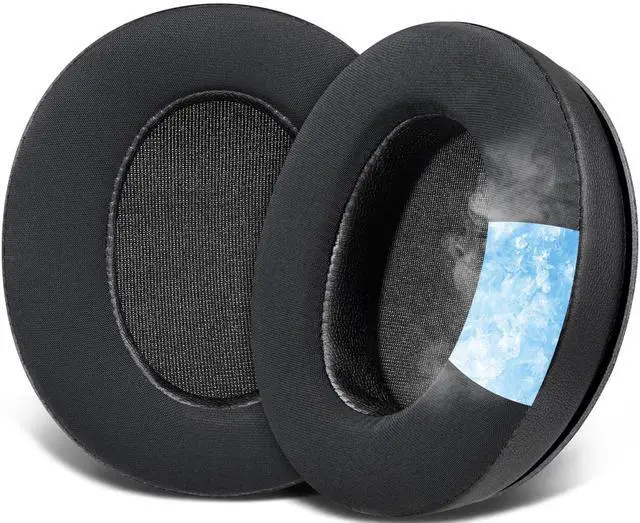 Main image of Cooling Gel Earpads Replacement for KRK KNS6400/KNS6402/KNS8400/KNS 8402 Headphones, Ear Pads Cushions with Durable Ice Silk Fabric, Comfort Noise Isolation Foam - Black
