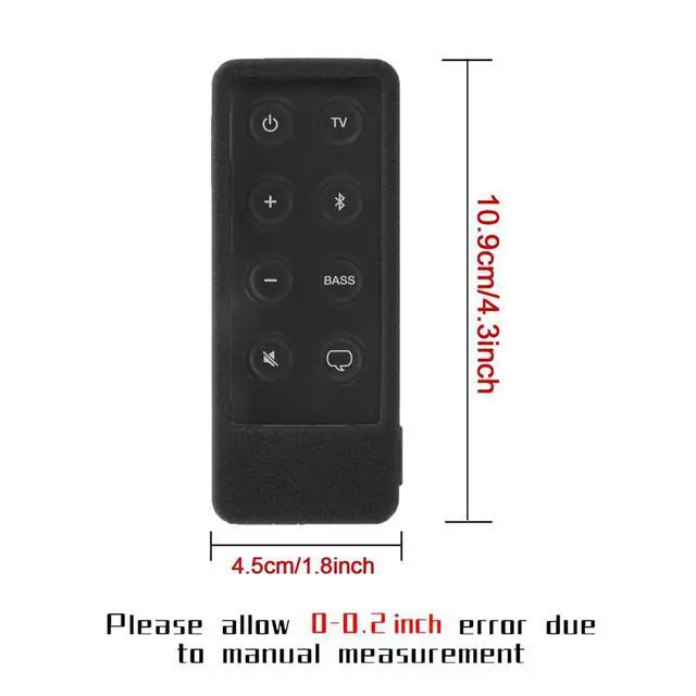 Alt view image 3 of 6 - New Silicone Remote Case Compatible with Bose Solo 5 10 15 Series ii TV Remote, for Bose Solo Cinemate Series II IIGS 1SR 10 & 15, Silicone Sleeve Skin Washable, with Lanyard (Glow in Dark Green)