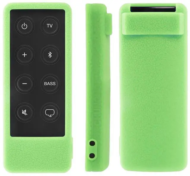 Main image of New Silicone Remote Case Compatible with Bose Solo 5 10 15 Series ii TV Remote, for Bose Solo Cinemate Series II IIGS 1SR 10 & 15, Silicone Sleeve Skin Washable, with Lanyard (Glow in Dark Green)