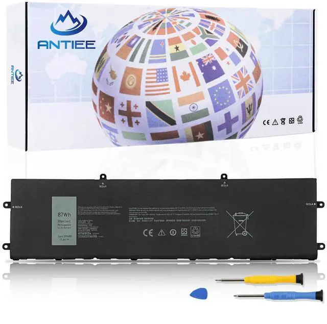 Main image of DWVRR 87Wh Laptop Battery Replacement for Dell Alienware X15 R1 R2 X17 R1R2 | Inspiron 16 7620 2-in-1, Alienware X15 R1 NAWX15R101 X17 RTX 3080 P48E Series Notebook 817GN 0817GN NR6MH 0NR6MH 7250mAh