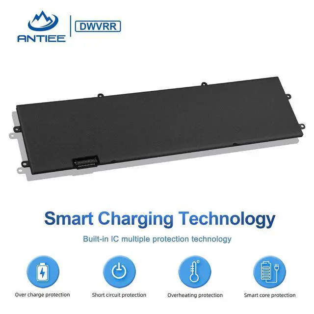 Alt view image 6 of 7 - DWVRR 87Wh Laptop Battery Replacement for Dell Alienware X15 R1 R2 X17 R1R2 | Inspiron 16 7620 2-in-1, Alienware X15 R1 NAWX15R101 X17 RTX 3080 P48E Series Notebook 817GN 0817GN NR6MH 0NR6MH 7250mAh