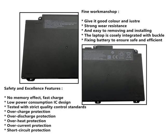 Alt view image 4 of 7 - CD03XL New Laptop Battery Replacement for HP ProBook 640 645 650 G4 640 650 G5 650 G7 Series 931702-171 931702-1C1 931702-421 931702-541 931719-850 CD03 CD03048XL CDO3XL