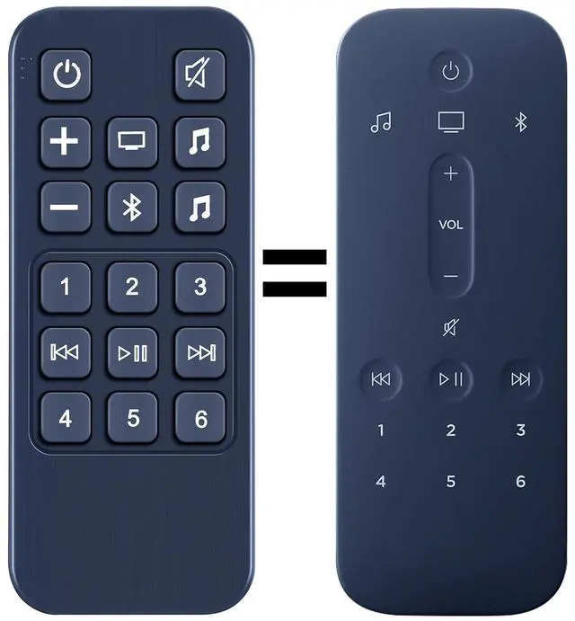 Main image of Replacement Infrared Remote Control for Bose Smart Soundbar 500 & 900 - Compatible with Bose Speaker Systems