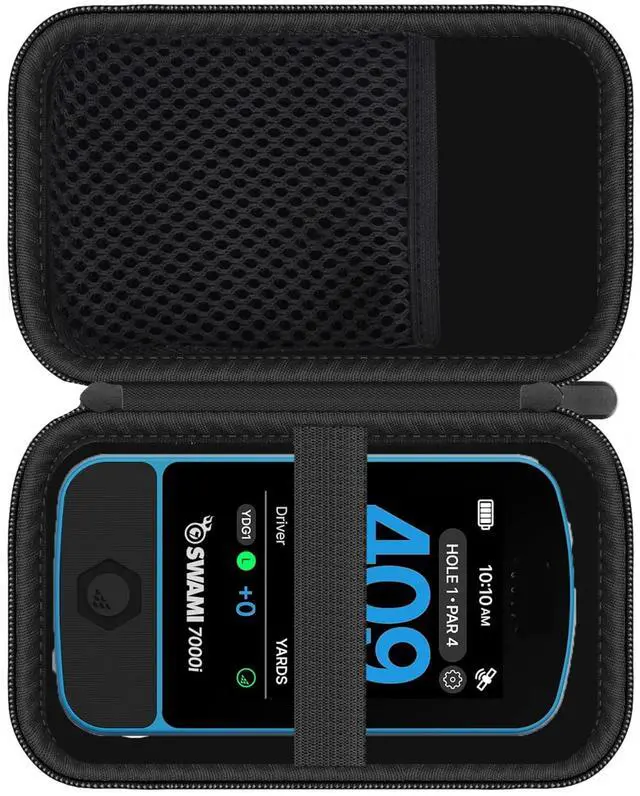 Main image of Compatible for Izzo Swami Golf Case, Durable EVA Carrying Case, Shockproof & Lightweight Protective Cover Compatible with Izzo Swami Golf 700i (Black)