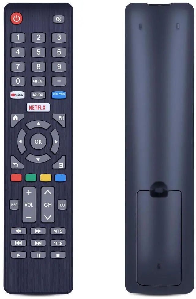 Main image of Replacement Remote for SILO Smart TVs LCD LED HDTV TV | Compatible Models: SL5020V12 SL5520VF SL6520V12 SL7520VF SL3220V1 SL4020V1 SL4320V12, No Programming, 3 Shortcut Buttons