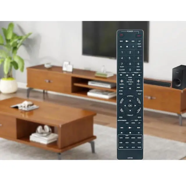 Alt view image 6 of 6 - Replacement Remote Control Applicable for Harman Kardon AV Receiver AVR700 | AVR 700 AVR1650 AVR 1650 AVR146 AVR 146 AVR1600 AVR 1600 AVR1565 AVR 1565