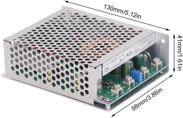 Alt view image 2 of 6 - DC to DC Module 50A 1000W DC2590V Input DC2.550V Output Adjustable Voltage Regulator Converter Module Switching Power Supply Electronic Voltage Regulator with Cooling Fan
