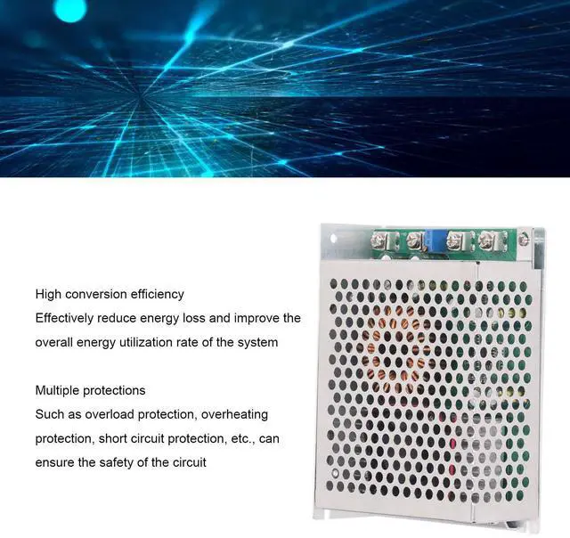 Alt view image 3 of 6 - DC to DC Module 50A 1000W DC2590V Input DC2.550V Output Adjustable Voltage Regulator Converter Module Switching Power Supply Electronic Voltage Regulator with Cooling Fan