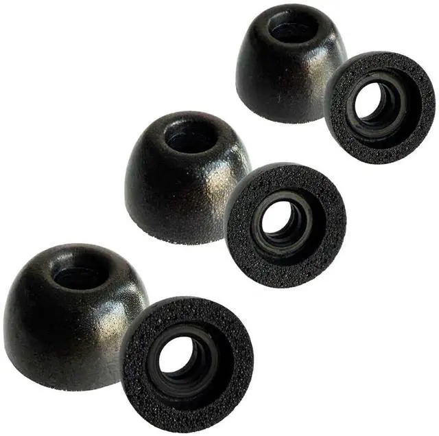 Main image of Replacement Memory Foam Eartips for JBL Endurance Earbuds,3 Pairs | Compatible with JBL Endurance Peak 4/Peak 3/Peak II/Peak & Endurance Race/Race 2/Run 2 Earbuds,Soft & Durable Ear Tips,Black