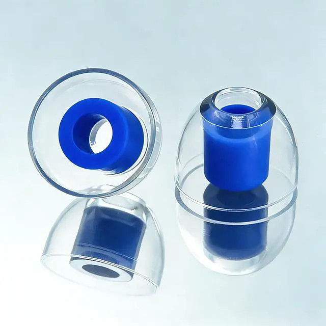 Alt view image 2 of 6 - Universal Replacement Earbuds Tips L/M/S, Hi-Fi Liquid Silicone Ear Tips | 3 Pairs Anti-Slip Comfort Tips, Enhanced Bass & Noise Isolation, Fit 4mm-7mm Nozzle Wireless Earbuds, Blue