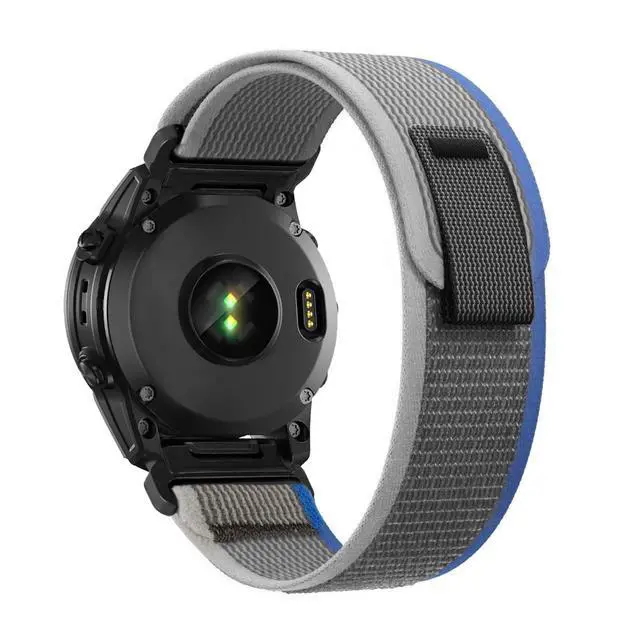 Alt view image 2 of 6 - 22mm watch band for garmin fenix 7 fenix 6 pro solar fenix 5 quick release nylon watch strap for garmin instinct 2 solar forerunner 965 955 945 epix 2 pro