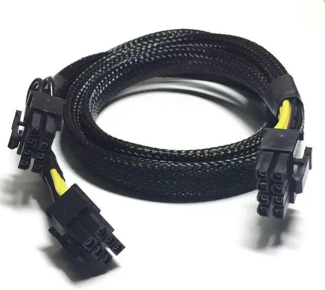 Main image of 8 Pin Male to Dual 8 Pin (6+2) Male PCIe Power Adapter Cable for Dell Precision T3600 T3610 T5600 T5610 T5810 T7600 T7610 T7810 T7910 GPU Power Extension Cord 13-inch (34cm)