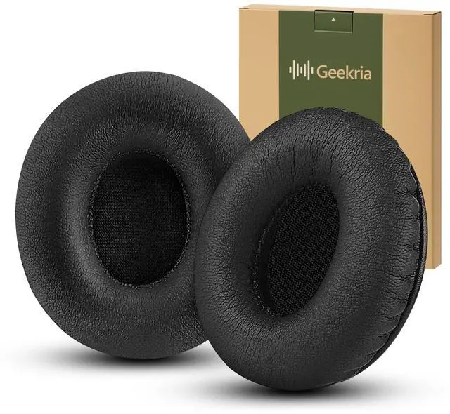 Main image of QuickFit Replacement Ear Pads for Beats Solo HD Headphones, Ear Cushions, Repair Parts with Video Guide (Black)