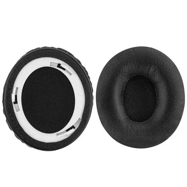 Alt view image 2 of 6 - QuickFit Replacement Ear Pads for Beats Solo HD Headphones, Ear Cushions, Repair Parts with Video Guide (Black)
