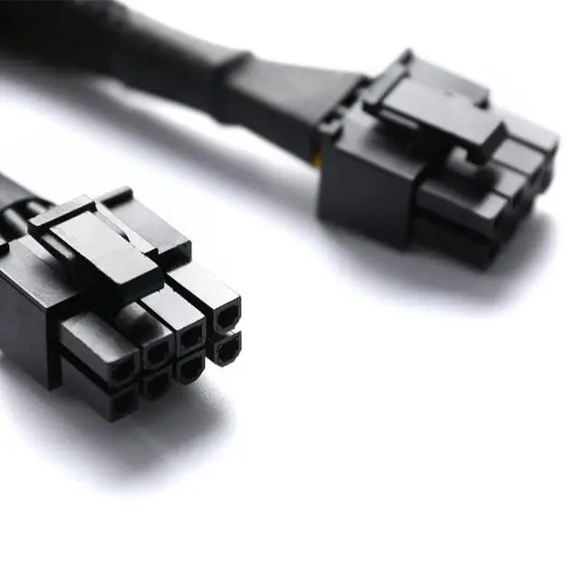 Alt view image 4 of 6 - 8 Pin Male to Dual 8 Pin (6+2) Male PCIe Power Adapter Cable for Dell Precision T3600 T3610 T5600 T5610 T5810 T7600 T7610 T7810 T7910 GPU Power Extension Cord 13-inch (34cm)