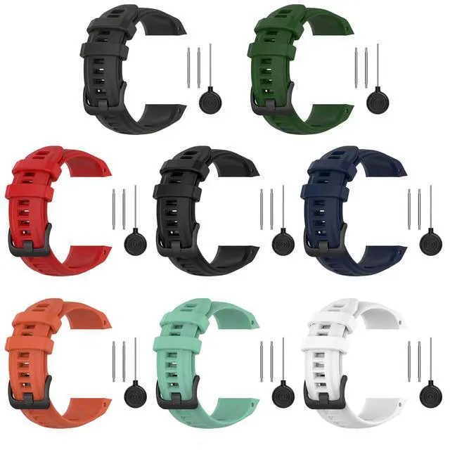 Alt view image 2 of 5 - Compatible for Garmin Instinct 2S Band, 20mm Width Soft Silicone Wristband Replacement Watchband Strap for Garmin Instinct 2S/Instinct 2S Solar