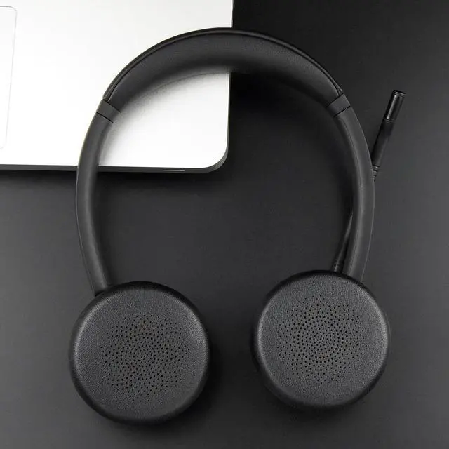 Alt view image 6 of 6 - Earpads for Yealink BH70/WH64 Headsets with 4 Pcs Mic Foam Covers