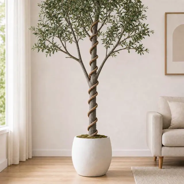 Alt view image 7 of 7 - Artificial Tree Vine Decor Flexible Wire Protector for Indoor Outdoor Use | Garden, DIY Landscaping & Home Decor
