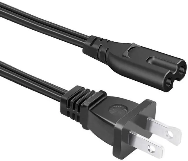 Main image of 8.2ft AC Power Cable Cord Replacement for Sony S100F Soundbar Subwoofer | Figure 8 2 Prong Replacement for Sony HT-S100F, HT-S40R, HT-G700, SA-SW5, SA-WSC40, SA-SW3 Soundbar Subwoofer