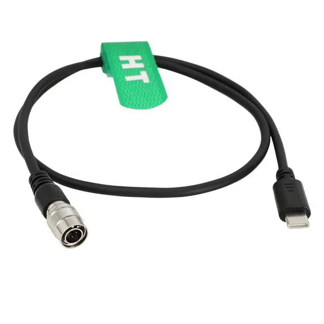 Alt view image 2 of 3 - PD Power Bank 12V USB C to Hirose 4 Pin Power Cable for Zoom F4 F8 F8N Audio Recorder