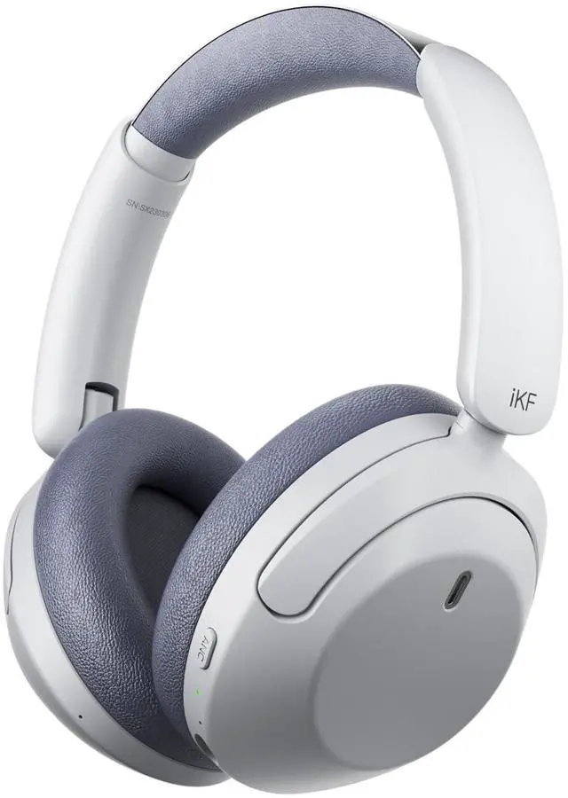 Main image of T3 Wireless Headphones Bluetooth 5.3 Active Noise Cancelling 125H Playtime Hi-Res Smart App Control 38ms Low Latency Foldable Lightweight Headset for PC Home Travel Office (YanYun-Grey)