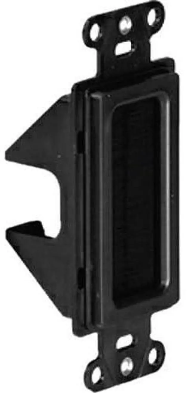 Main image of Legrand - OnQ Cable Management Strap, Cable Access Strap With Wall Plate, Cord Management Strap to Easily Hide Low Voltage Cables Behind the Wall, Black, 1 Count, WP1014BKV1