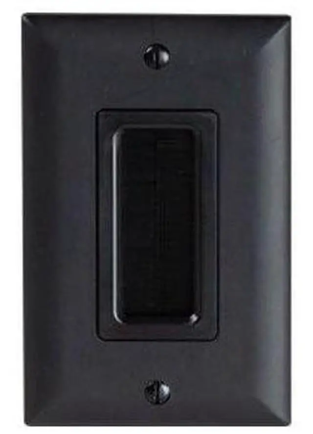 Alt view image 3 of 4 - Legrand - OnQ Cable Management Strap, Cable Access Strap With Wall Plate, Cord Management Strap to Easily Hide Low Voltage Cables Behind the Wall, Black, 1 Count, WP1014BKV1