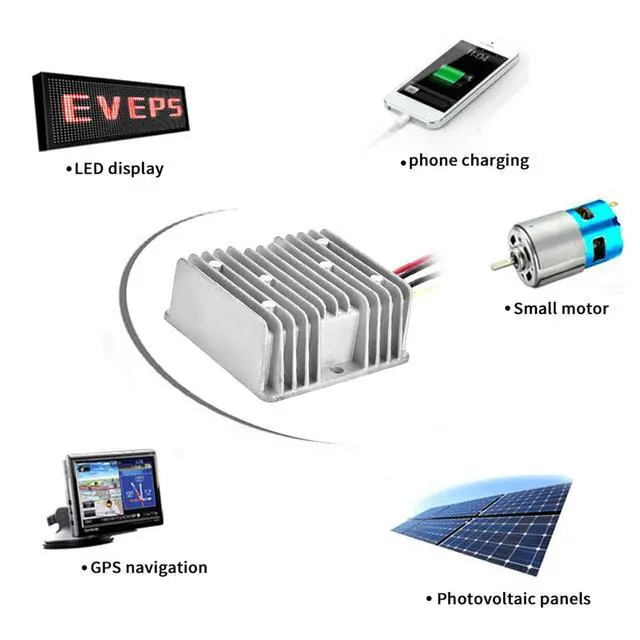 Alt view image 3 of 7 - DC 24V to DC 19V Converter Module Waterproof Voltage 5A | DC Converter Regulator for Industrial Equipment Vehicle and Other Equipment