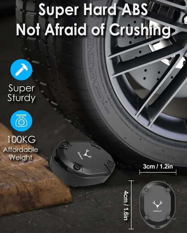 Alt view image 7 of 7 - DEELRET Tracker for Apple Find My (iOS Only), Tracker Tag IP68 Waterproof, Air-Tag Adhesive Sticker Mount, Hard Integration,3 Years Battery Standby for Car, Luggage, Bike, Keychain (Black 1 Pack)