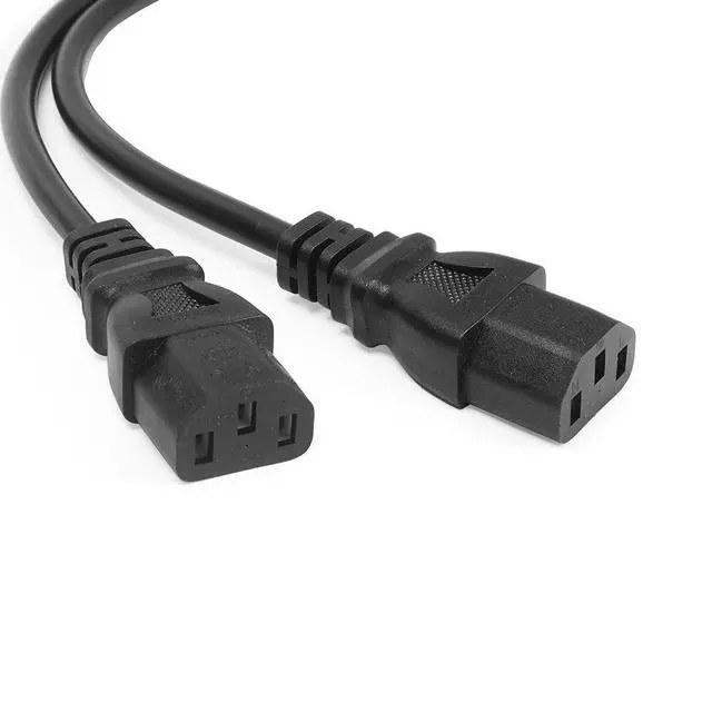 Alt view image 3 of 7 - 2Pack UPS Server Y Splitter C14 to 2 x C13 Power Adapter Cable Cord