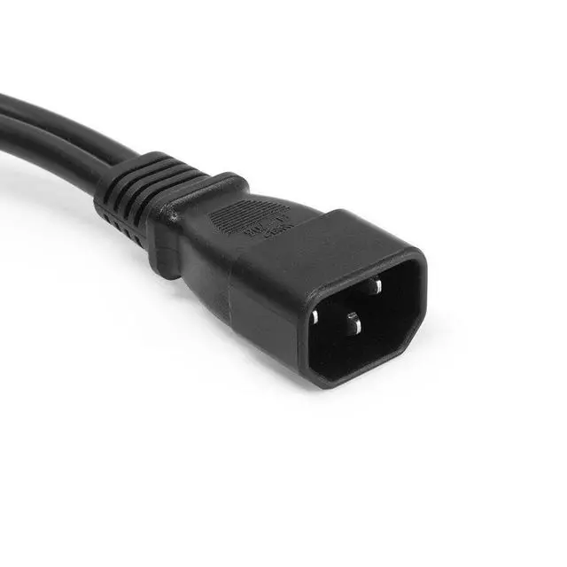 Alt view image 4 of 7 - 2Pack UPS Server Y Splitter C14 to 2 x C13 Power Adapter Cable Cord