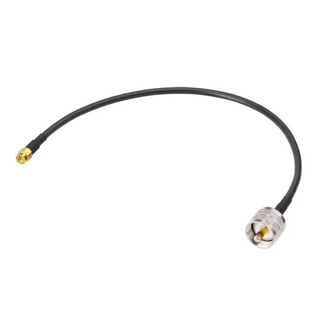 Alt view image 4 of 6 - SMA Male to UHF SO239 Female & PL259 Male RG58 Coaxial Jumper Cable 12 inch 30cm (2-Pack) for Portable VNA Vector Network Analyzer Antenna Analyzer Spectrum Analyzer SWR Meter Tester