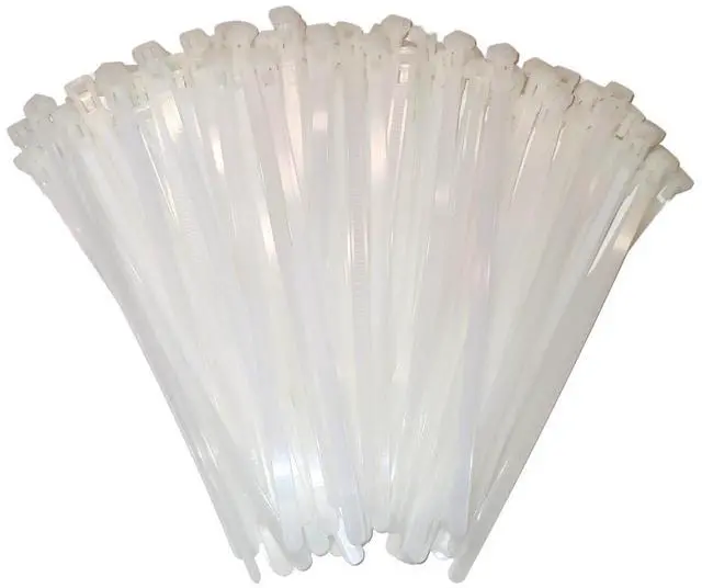 Main image of ESC Group -100PCS Releasable Cable Ties Heavy-Duty, Adjustable & Reusable Zip Ties for Home, Office, or Outdoor Use 8 Inch Premium Nylon Cable Ties (Natural)