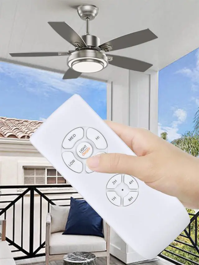 Alt view image 2 of 6 - Remote Control Kit,for Hunter/Harbor Breeze Ceiling Fan lamp | for Westinghouse/Honeywell/QlACHlP,for Receiver, Universal