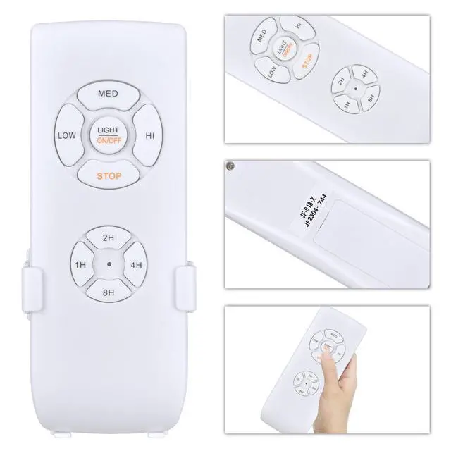 Alt view image 5 of 6 - Remote Control Kit,for Hunter/Harbor Breeze Ceiling Fan lamp | for Westinghouse/Honeywell/QlACHlP,for Receiver, Universal