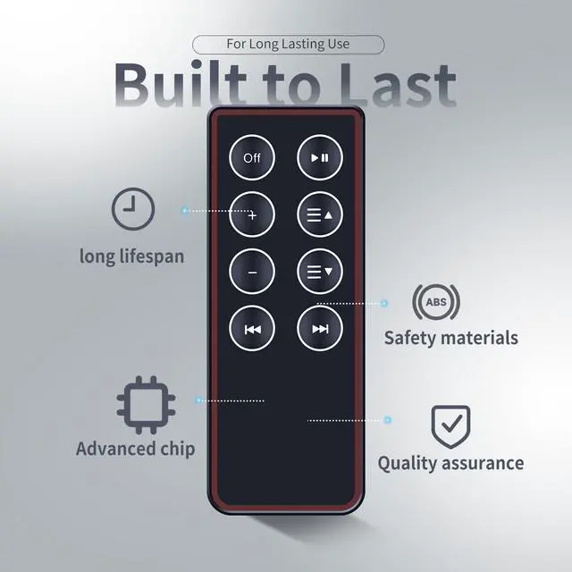 Alt view image 3 of 7 - Replacement Remote Control for Bose SoundDock Series 2 3 II III System | 310100-0100 N123