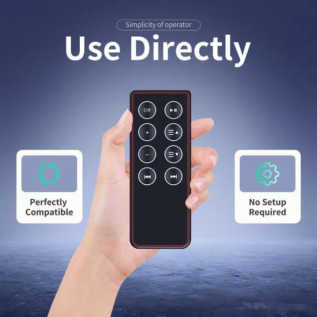 Alt view image 5 of 7 - Replacement Remote Control for Bose SoundDock Series 2 3 II III System | 310100-0100 N123
