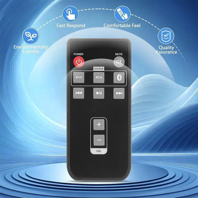 Alt view image 2 of 7 - Replacement Remote Control fit for Insignia RMC-HURSK18 NS-HURSK18 | RMC-SB314 NS-SB314 RMC-SB316 NS-HBTSS116RC NS-HBTSS116 Soundbar Speaker Home Theater System