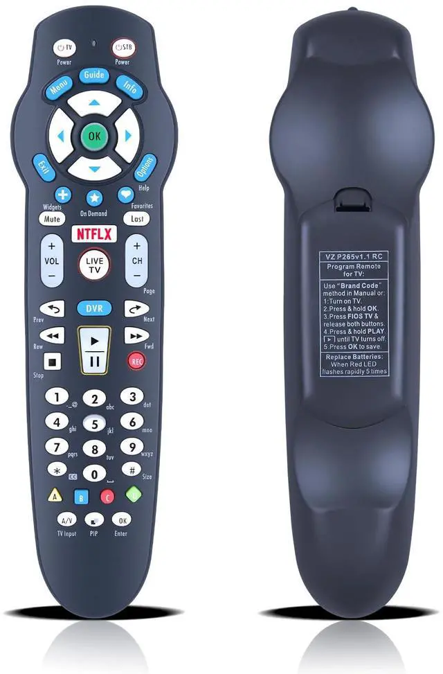 Main image of New Remote for Verizon Fios P265v 3.1 RC2655101/02B Frontier Cable Box TV