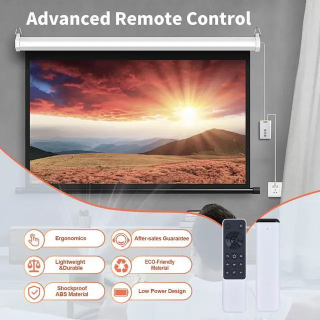 Alt view image 4 of 7 - New Replacement Remote Control Compatible with VIZONY RD-830 RD830 & FunFlix G1 & OSENOUS RD-810 RD810 FHD 1080P & HAPPRUN 1500 ANSI Projector