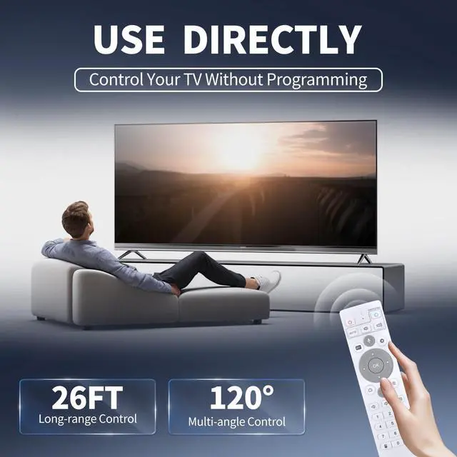Alt view image 3 of 7 - Replacement Remote Control for Ubox TV Boxes, Compatible Models UBOX10, UBOX11, UBOX 12 PRO MAX (Without Voice)