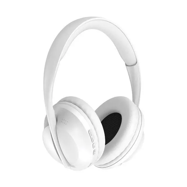 Alt view image 2 of 6 - Wave-55 Wireless Over-Ear Bluetooth Headphones Hi-Res Audio, Deep Bass, Adaptive Noise Cancelling, 12H Playtime, Foldable Comfort Cushions, Mic for Calls & Travel