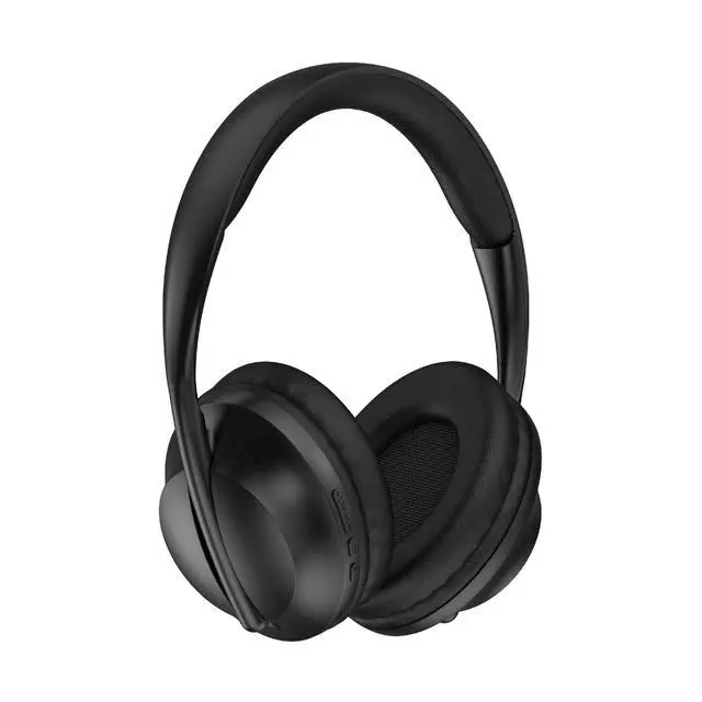 Alt view image 2 of 6 - Wave-55 Wireless Over-Ear Bluetooth Headphones Hi-Res Audio, Deep Bass, Adaptive Noise Cancelling, 12H Playtime, Foldable Comfort Cushions, Mic for Calls & Travel