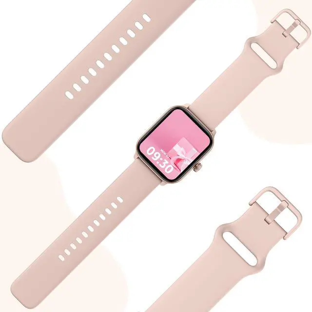 Alt view image 3 of 6 - Smart Watch Watches for Women & Men, Fitness trackers, Heart Rate Monitor, Blood Pressure, Waterproof, Smartwatch, Compatible Android & iPhone Phones, Smartwatches