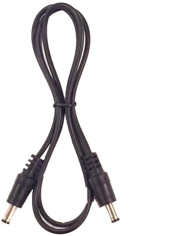 Alt view image 2 of 2 - 5 Pack of 36 Inch 22 AWG DC Power Cable Male to Male 3 Foot 5.5mm X 2.1mm Barrel Plug