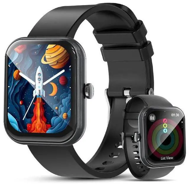 Main image of Smart Watch for Men Women, 14 Day Battery, 1.87" Fitness Tracker for Android & iPhone, Answer/Make Calls, Alexa Built-in, IP68 Waterproof Watches 100+ Sport Modes, 24/7 Heart Rate & Sleep Monitor