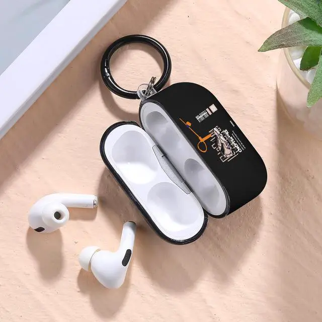 Alt view image 5 of 7 - for Airpods Pro Case, Cute Cool Sports Khaki Shoes Pattern TPU Soft Cases for Airpods Pro Case 1st Gen, Shockproof for Airpods Pro 2019 Case Men Women with Cleaner Kit & Lanyard