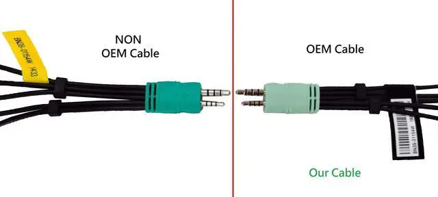 Alt view image 5 of 5 - Video Cable BN39-01154W 0.3m 3.5mm Male 2.5mm Male to 5RCA Female Plug Audio Video AV Adapter Cable Cord for Samsung LED TV, Compatible ME40A ME40B ME46A ME46B ME55A ME55B ME65B ME75B Series TV