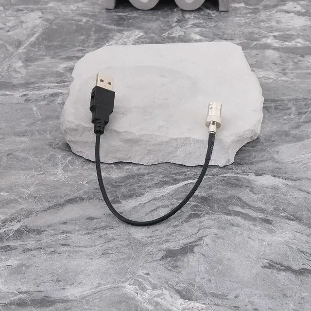 Alt view image 5 of 7 - 2pcs RG174 Cable BNC Male Female to USB 2.0 Male Connector Adapter Suitable for Power Coaxial Test (20cm 50 Ohm)